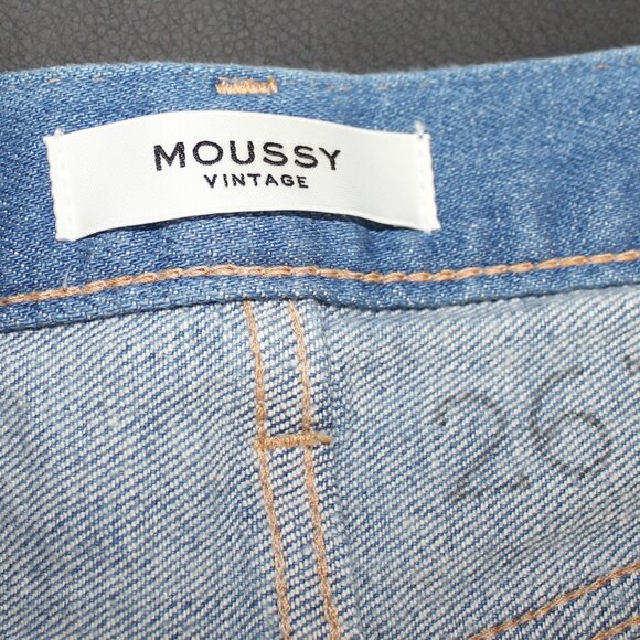 MOUSSY VINTAGE Women's Lenwood Skinny Jeans Light blue  size 26 - Picture 9 of 15